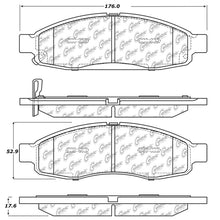 Load image into Gallery viewer, StopTech Premium Ceramic Front Brake Pads - 308.11830