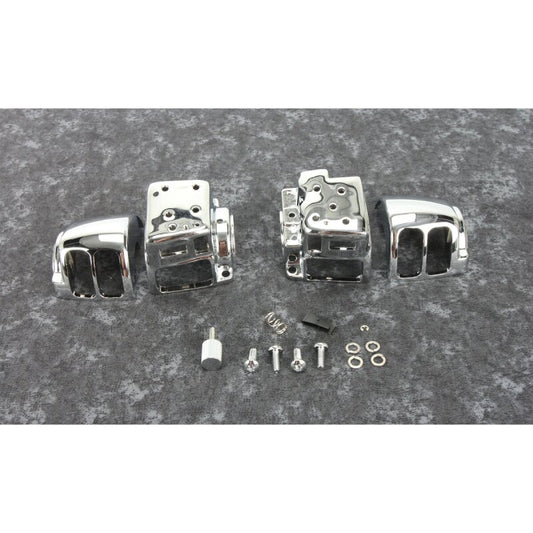 Bikers Choice 08-12 FLHT Touring With Audio & Cruise Chrome Switch Housing Kit - 482849