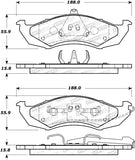 StopTech Premium Ceramic Brake Pads - 308.04170