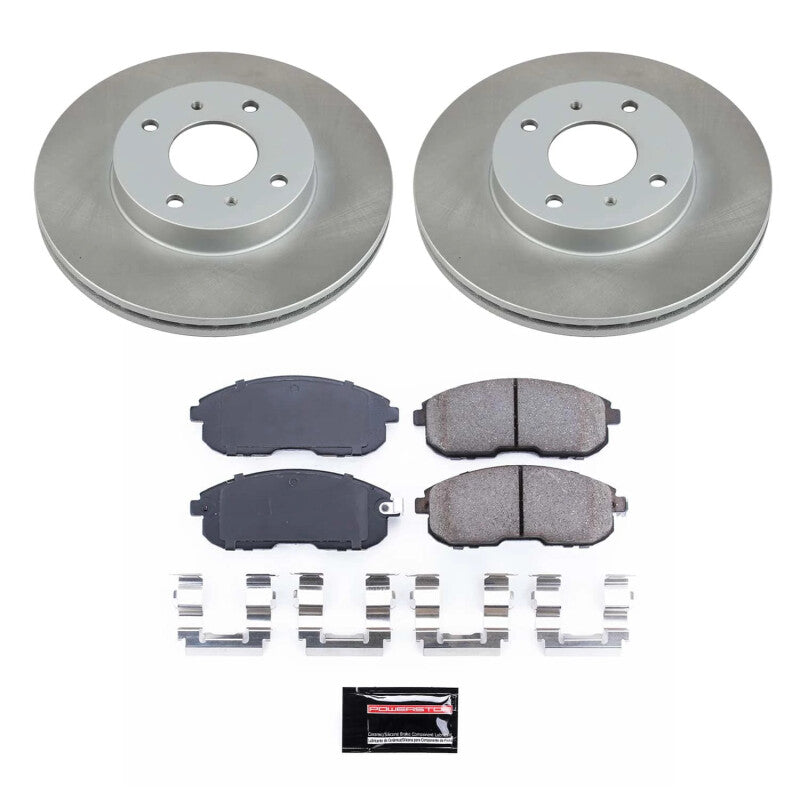 Power Stop 00-06 Nissan Sentra Front Semi-Coated Rotor Kit PowerStop