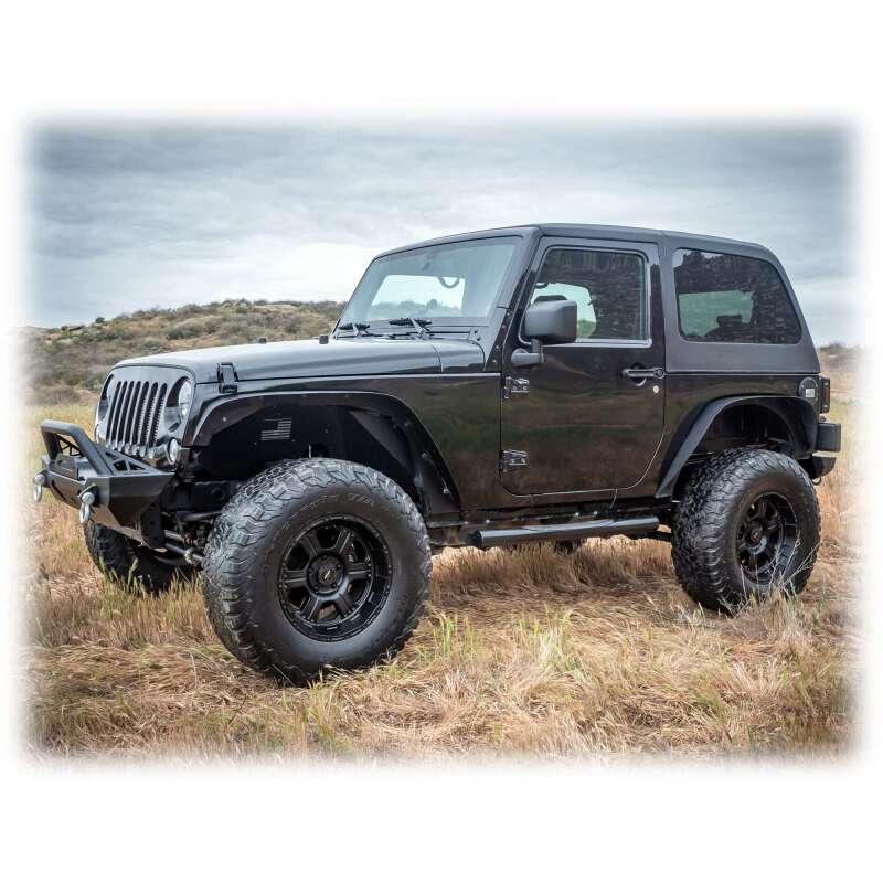 Turn Offroad 07-18 Jeep JK 2 Door Fastback Hardtop 2-Piece White