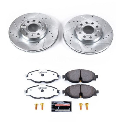 Power Stop 15-18 Audi A3 Front Z26 Street Warrior Brake Kit PowerStop