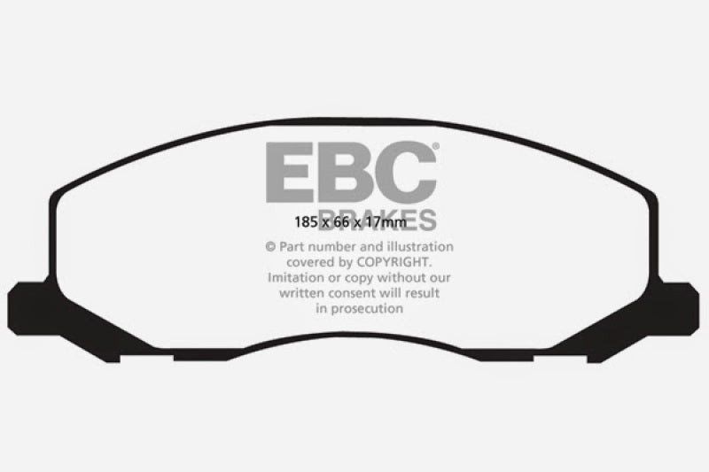 EBC YellowStuff Front Brake Pads - DP42015R EBC