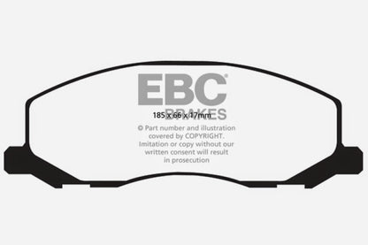 EBC YellowStuff Front Brake Pads - DP42015R EBC