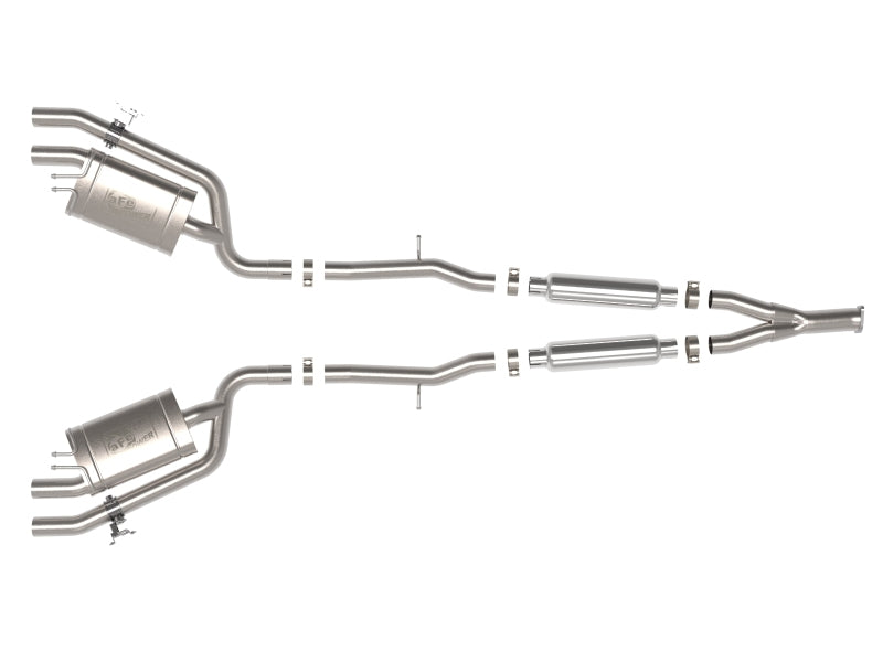 aFe 22-23 Kia Stinger L4-2.0L Gemini XV 3in to Dual 2-1/2in Cat-Back Exhaust System w/ Cut-Out aFe