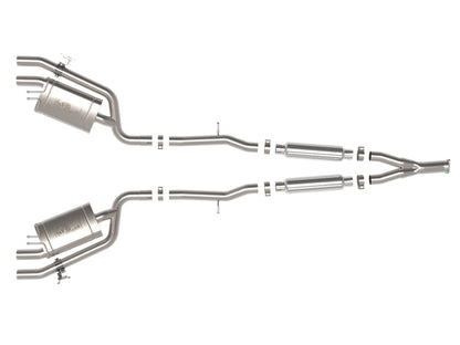aFe 22-23 Kia Stinger L4-2.0L Gemini XV 3in to Dual 2-1/2in Cat-Back Exhaust System w/ Cut-Out aFe