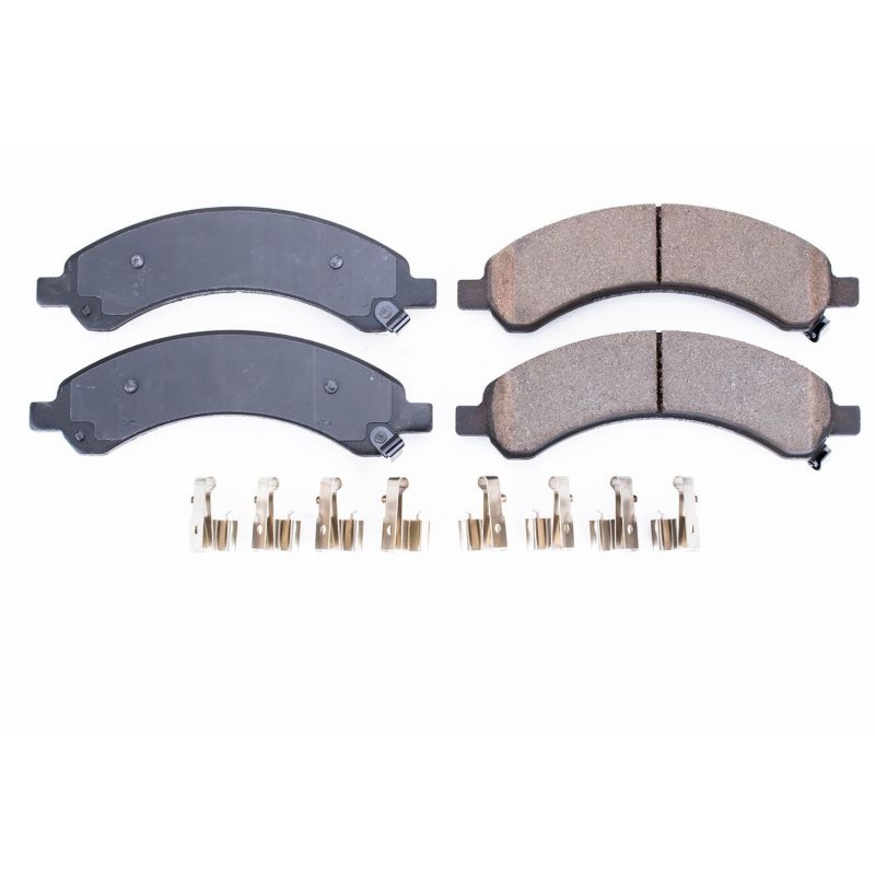 Power Stop 03-09 Chevrolet Express 3500 Rear Z17 Evolution Ceramic Brake Pads w/Hardware PowerStop