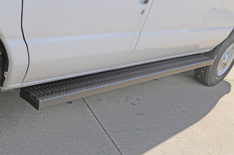 Deezee 19-21 Ford Transit Van Running Board Rough Step (55In Aluminum)