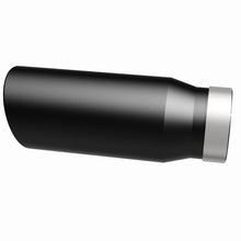 Load image into Gallery viewer, MagnaFlow Tip Stainless Black Coated Single Wall Round Single Outlet 5in Dia 4in Inlet 13in L