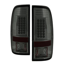 Load image into Gallery viewer, Spyder Ford Super Duty 08-15 LED Tail Lights Smoke ALT-YD-FS07-LED-SM