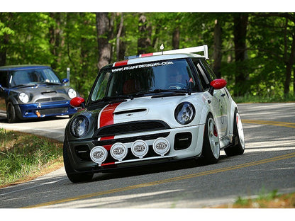 Spyder Mini Cooper 02-06 Projector Headlights DRL Black High H1 Low H1 PRO-YD-MC02-DRL-BK SPYDER
