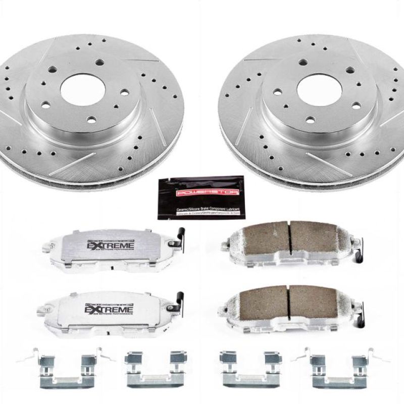 Power Stop 07-13 Suzuki SX4 Front Z26 Street Warrior Brake Kit PowerStop
