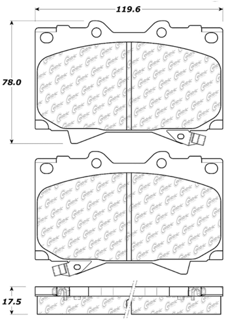 StopTech 98-07 Toyota Land Cruiser/Lexus LX470 Front Truck & SUV Brake Pad