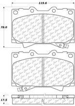 Load image into Gallery viewer, StopTech 98-07 Toyota Land Cruiser/Lexus LX470 Front Truck &amp; SUV Brake Pad