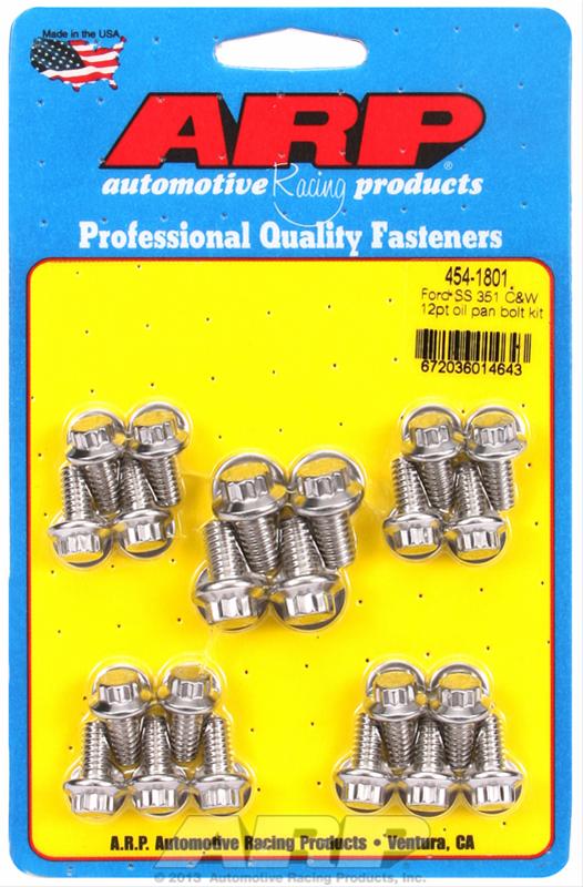 ARP Ford SS 351C and W 12pt Oil Pan Bolt Kit