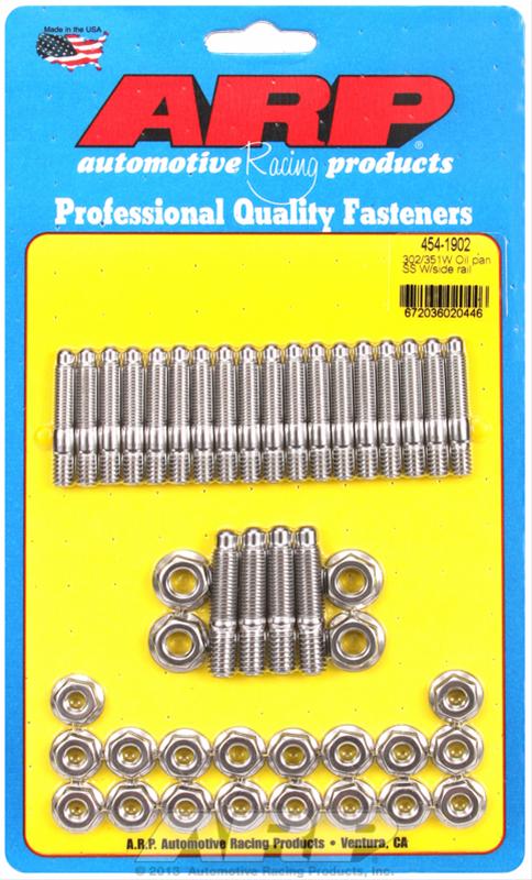 ARP Ford 302/351W Oil Pan Stud Kit w/ Side Rail