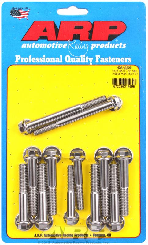 ARP Ford 351C SS Hex Intake Manifold Bolt Kit