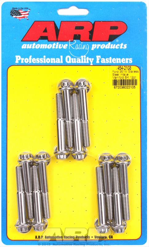 ARP Ford 351W SS 12pt Intake Manifold Bolt Kit