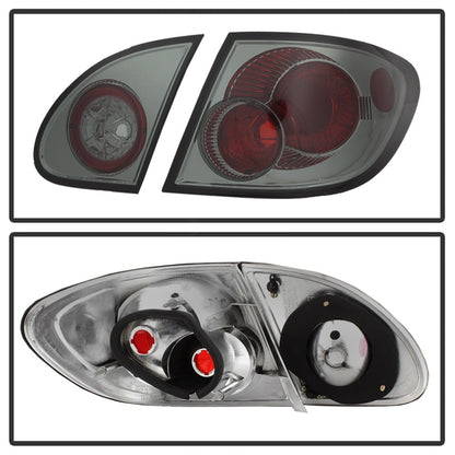 Spyder Toyota Corolla 03-08 Euro Style Tail Lights Smoke ALT-YD-TC03-SM SPYDER