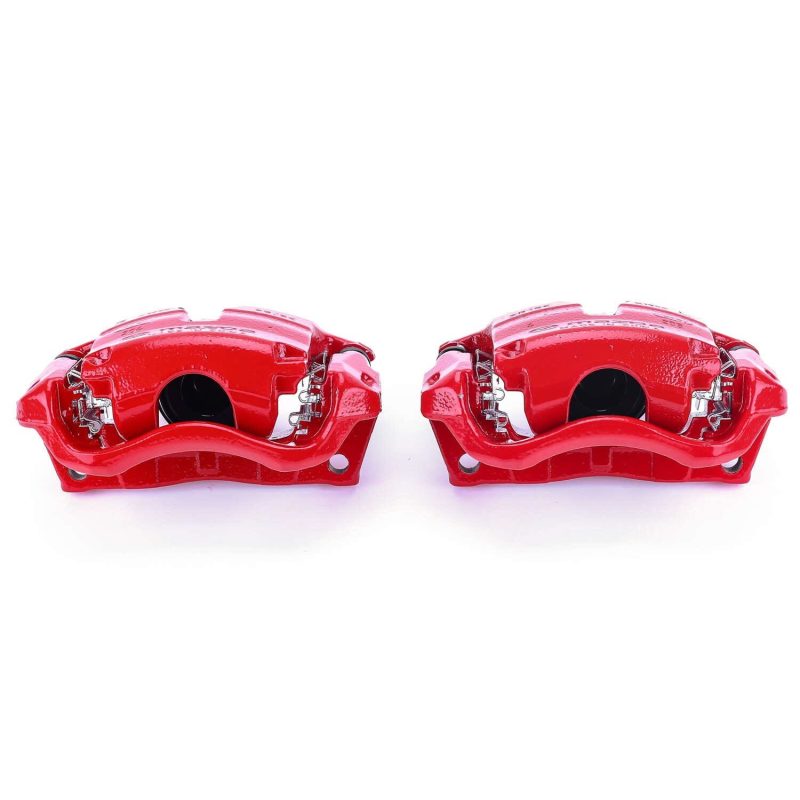 Power Stop 14-18 Mazda 3 Front Red Calipers w/Brackets - Pair PowerStop