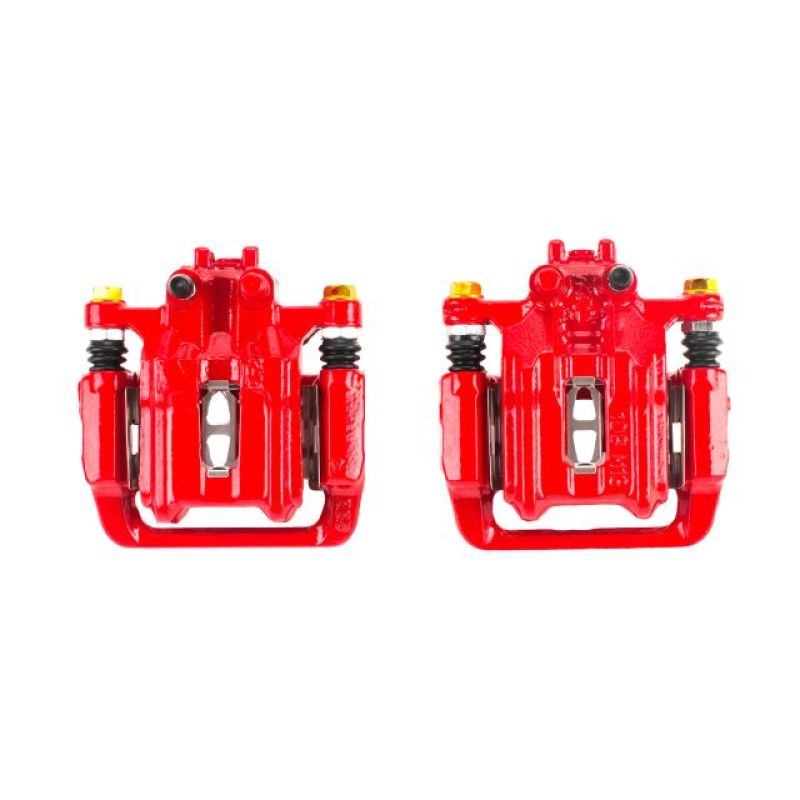 Power Stop 07-11 Honda CR-V Rear Red Calipers w/Brackets - Pair PowerStop