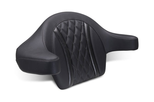 Mustang 2023-2025 Harley CVO Road Glide (ST) Deluxe Diamond Ext Arm Wrap-around Backrest Black