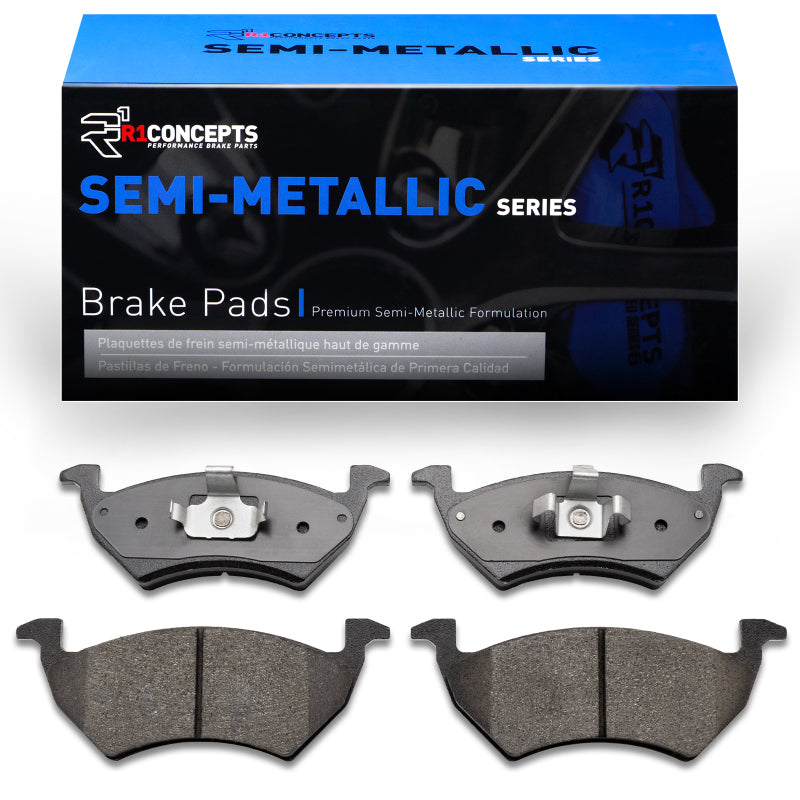 R1 Front Semi-Metallic Brake Pads 2009-2017 Volkswagen Saveiro (Mexico) & More - 2311-1641-00