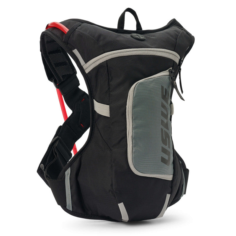 USWE Raw Dirt Biking Hydration Pack 4L - Black/Grey