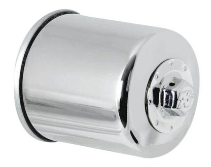 K&N Honda / Kawasaki / Yamaha / Polaris / Victory 2.688in OD x 3.344in H Oil Filter - Chrome K&N Engineering