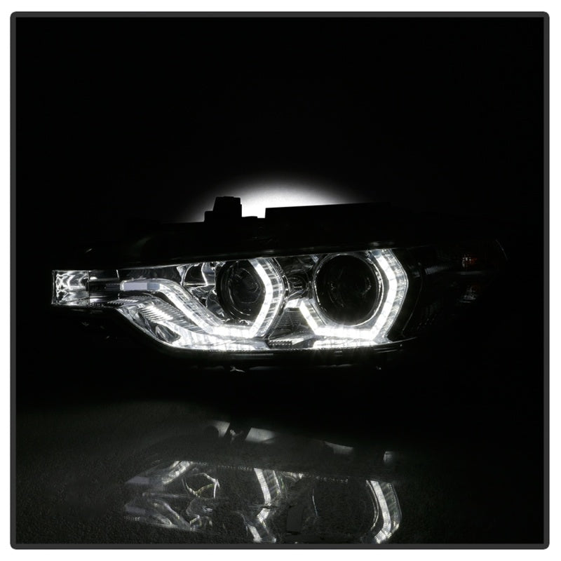 Spyder Signature BMW F30 3 Series 12-14 4DR Projector Headlights - Chrome (PRO-YD-BMWF3012-AFSHID-C) SPYDER