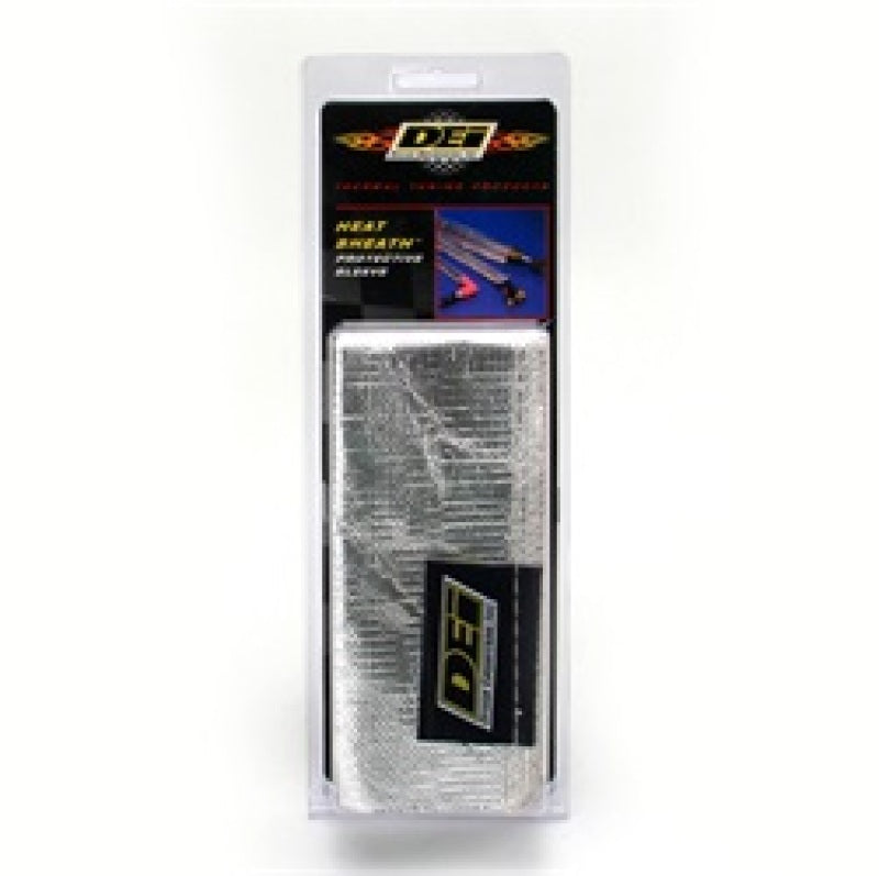 DEI Heat Sheath 1/2in I.D. x 3ft - Aluminized Sleeving- Sewn Edge DEI