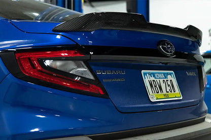 OLM Carbon Fiber Low Profile Trunk Spoiler - 2022-2026 WRX