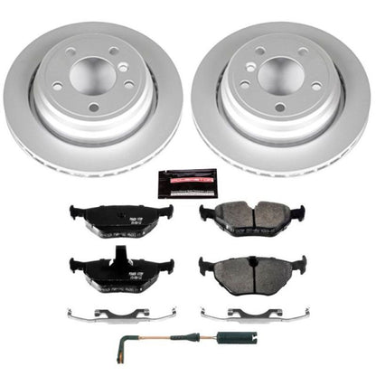 Power Stop 01-03 BMW 525i Rear Z23 Evolution Sport Coated Brake Kit PowerStop