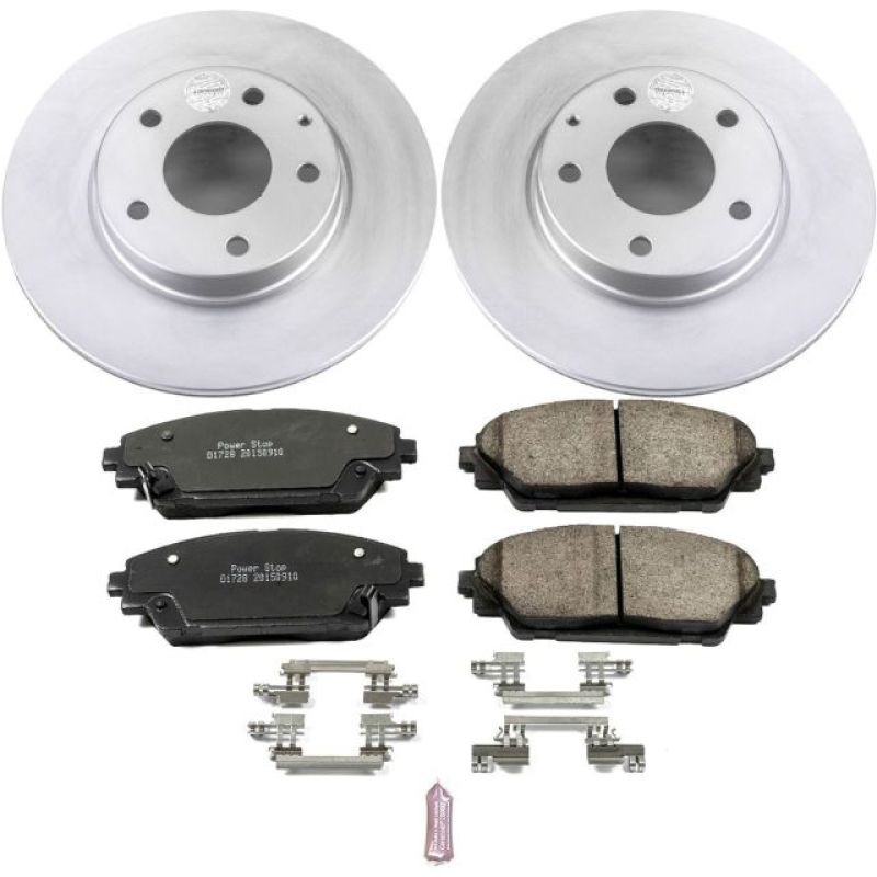 Power Stop 14-16 Mazda 3 Front Z17 Evolution Geomet Coated Brake Kit PowerStop