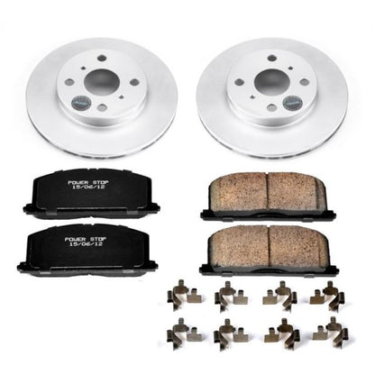 Power Stop 96-98 Toyota Paseo Front Z17 Evolution Geomet Coated Brake Kit PowerStop