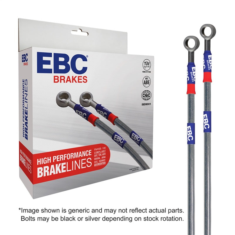 EBC 07-15 Mini Cooper S Hardtop (R56) 1.6T Stainless Steel Brake Line Kit EBC