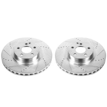 Load image into Gallery viewer, Power Stop 07-08 Mercedes-Benz CL550 Front Evolution Drilled &amp; Slotted Rotors - Pair