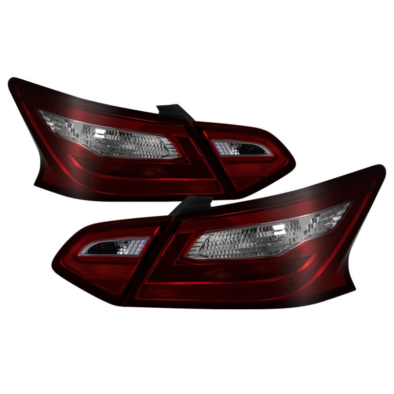 xTune 16-18 Nissan Altima 4DR OEM Tail Light - Red Smoke (ALT-JH-NA16-4D-RSM) SPYDER