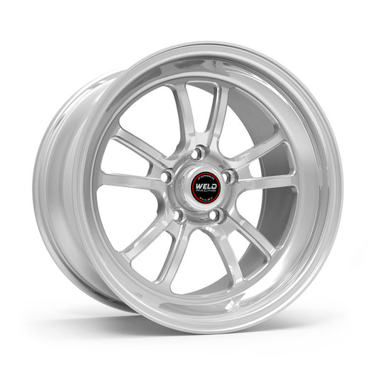 Weld S70 RT-S 18x9in / 5x120.65 BP / 6.7in. BS - Polished Center - Polished Shell Wheel
