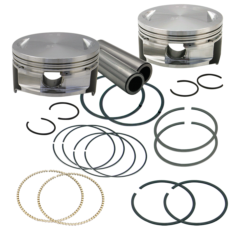 S&S Cycle 1999+ BT 106in Forged Stroker Pistons - .020in - 92-1212