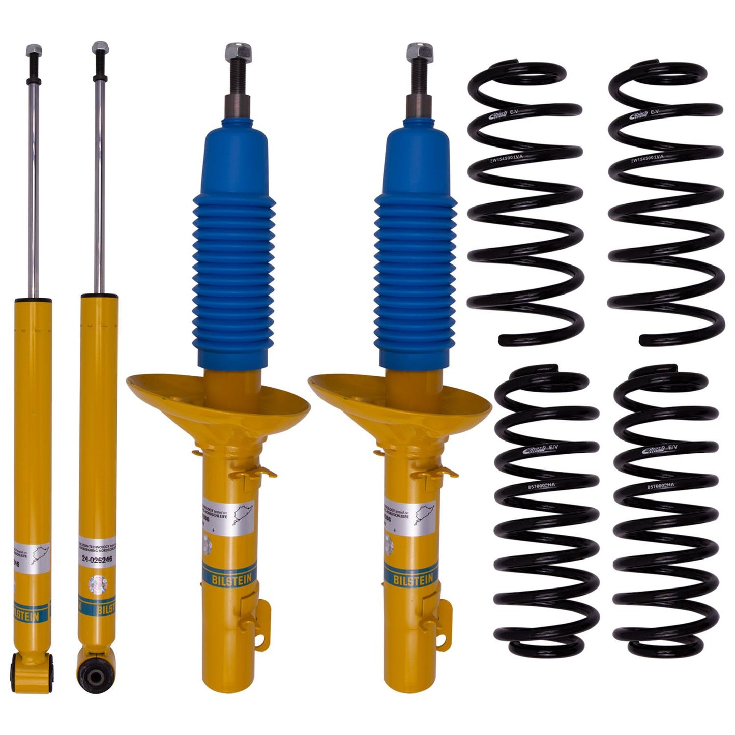 Bilstein B12 2008 Volkswagen Beetle 10 Anos Hatchback Front and Rear Suspension Kit