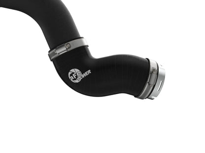 afe BladeRunner 2-1/2 IN Aluminum Hot Charge Pipe Black - 46-20748-B