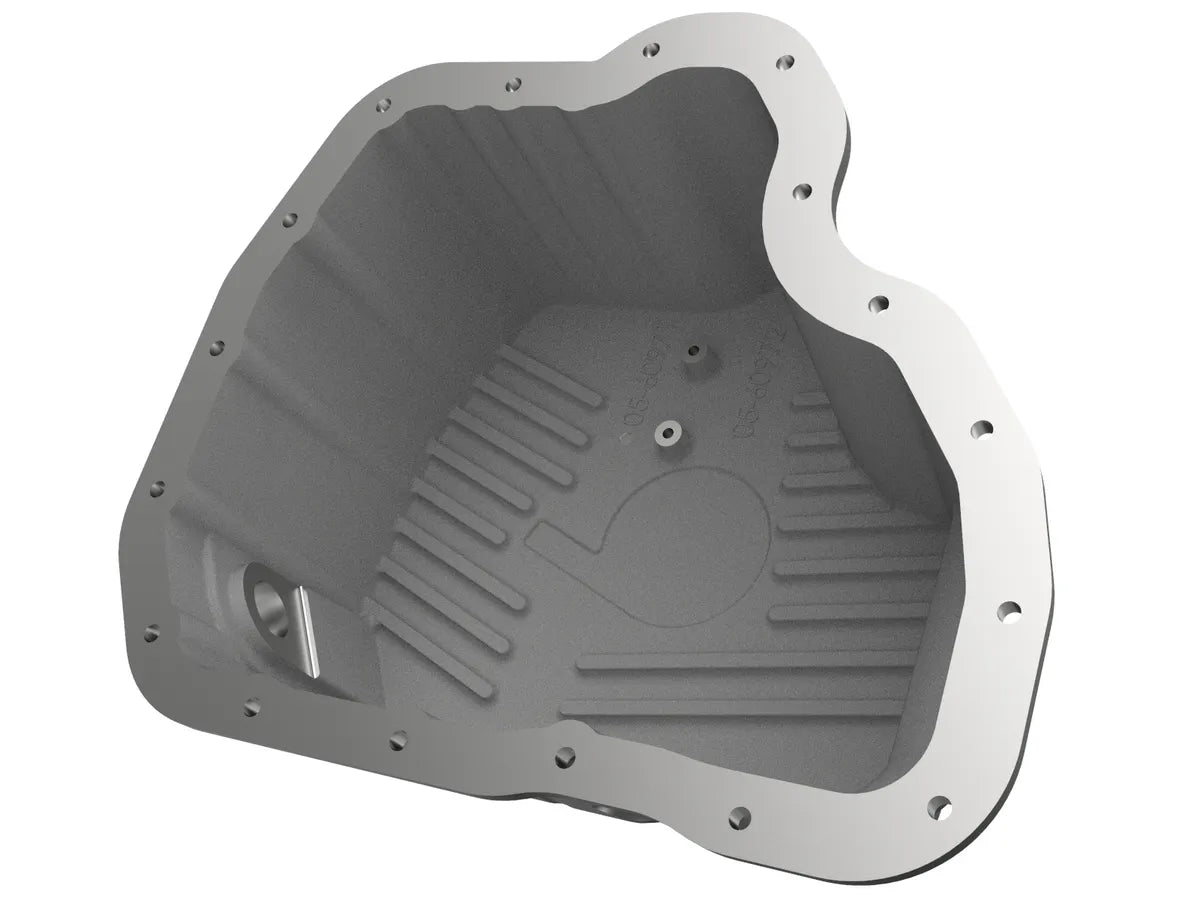 aFe POWER Pro Series Engine Oil Pan Black w/ Machined Fins - 46-71070B