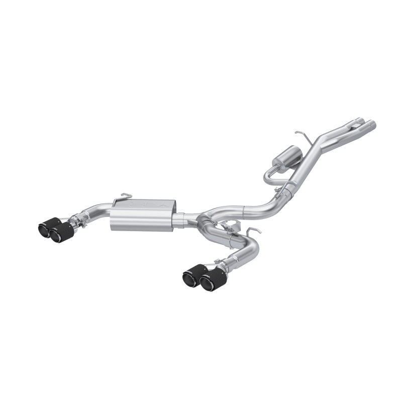 MBRP 2017-2020 Audi RS3 3-INCH CAT-BACK EXHAUST QUAD REAR EXIT, STREET PROFILE MBRP