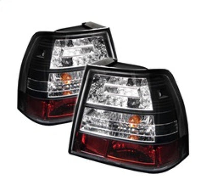 Spyder 99-04 Volkswagen Jetta Sedan (Excl Wagon) LED Tail Lights Black ALT-YD-VJ99-LED-BK SPYDER