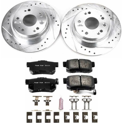 Power Stop 02-04 Acura RL Rear Z23 Evolution Sport Brake Kit PowerStop
