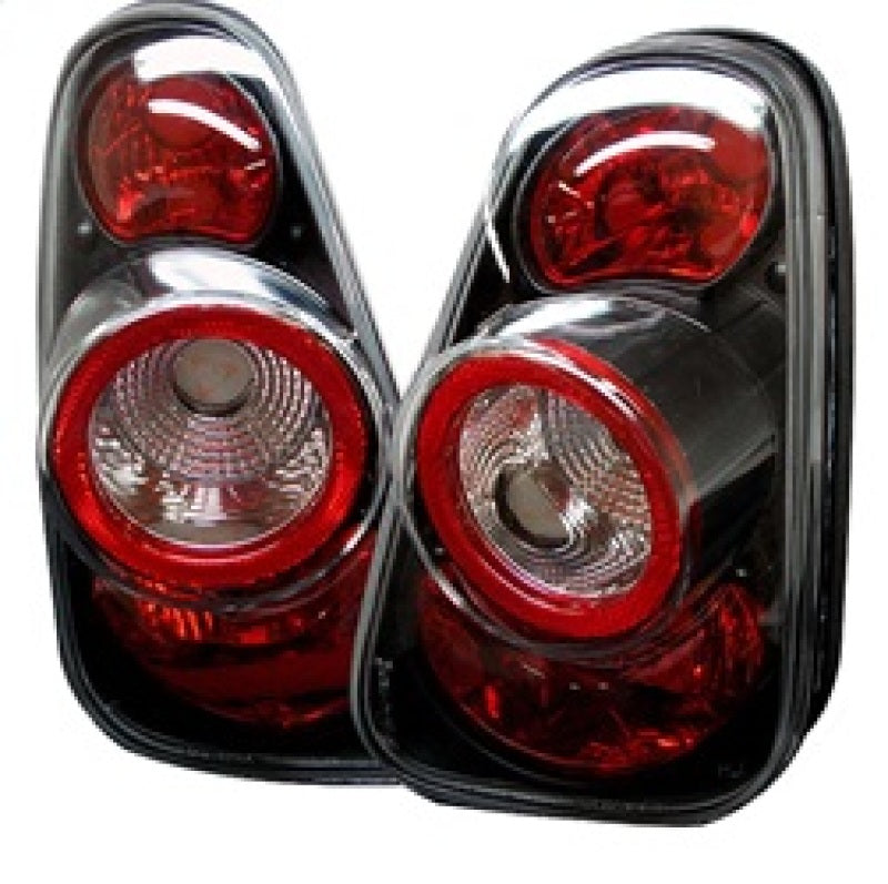 Spyder Mini Cooper 02-06/Cooper Convertibles 05-08 Euro Style Tail Lights Black ALT-YD-MC02-BK SPYDER