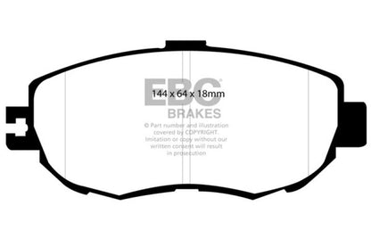 EBC Ultimax2 Front Brake Pads - UD612 EBC