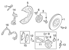 Load image into Gallery viewer, OEM Volvo Brake Pad Set S60 AWD FWD XC60 S90 V60 V90 (32373348) X1