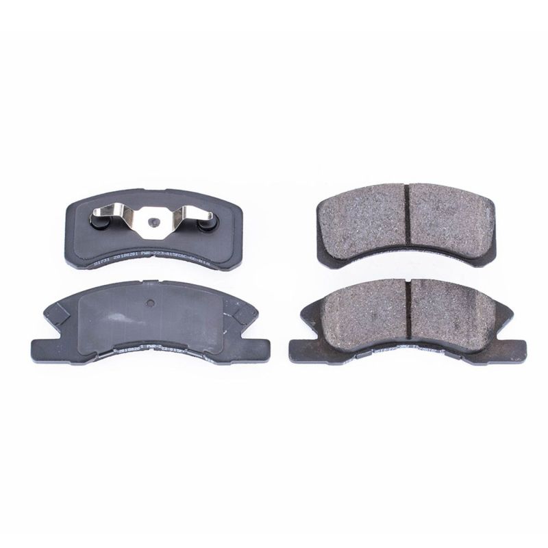 Power Stop 14-15 Mitsubishi Mirage Front Z16 Evolution Ceramic Brake Pads PowerStop